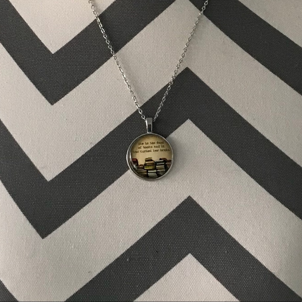Too Fond of Books Necklace - Picture 4 of 5